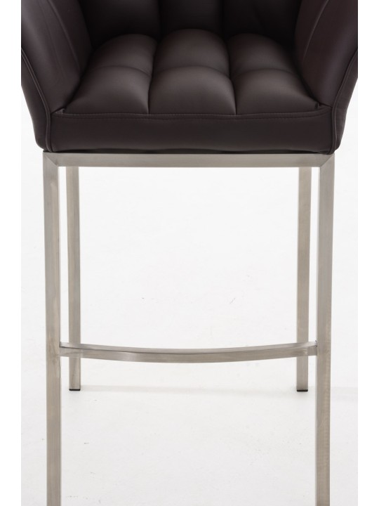 Barkruk Damaso E met 4-poots frame, bruin Barkruk Damaso E met 4-poots frame, bruin