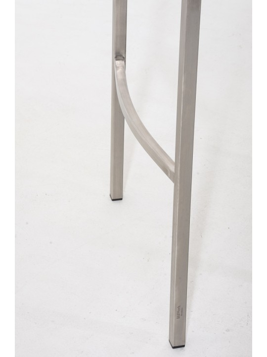 Barkruk Damaso E met 4-poots frame, crème