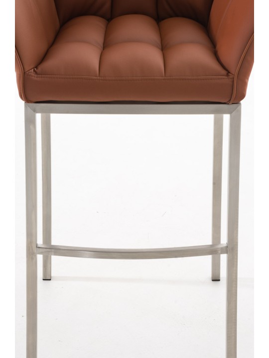 Barkruk Damaso E met 4-poots frame, lichtbruin Barkruk Damaso E met 4-poots frame, lichtbruin