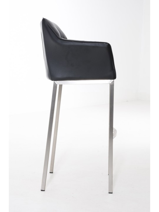 Barkruk Damaso E met 4-poots frame, zwart Barkruk Damaso E met 4-poots frame, zwart