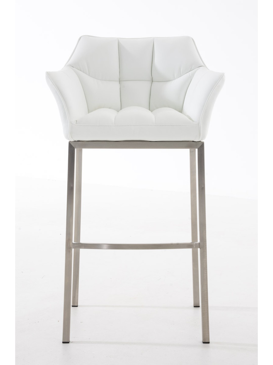 Barkruk Damaso E met 4-poots frame, wit