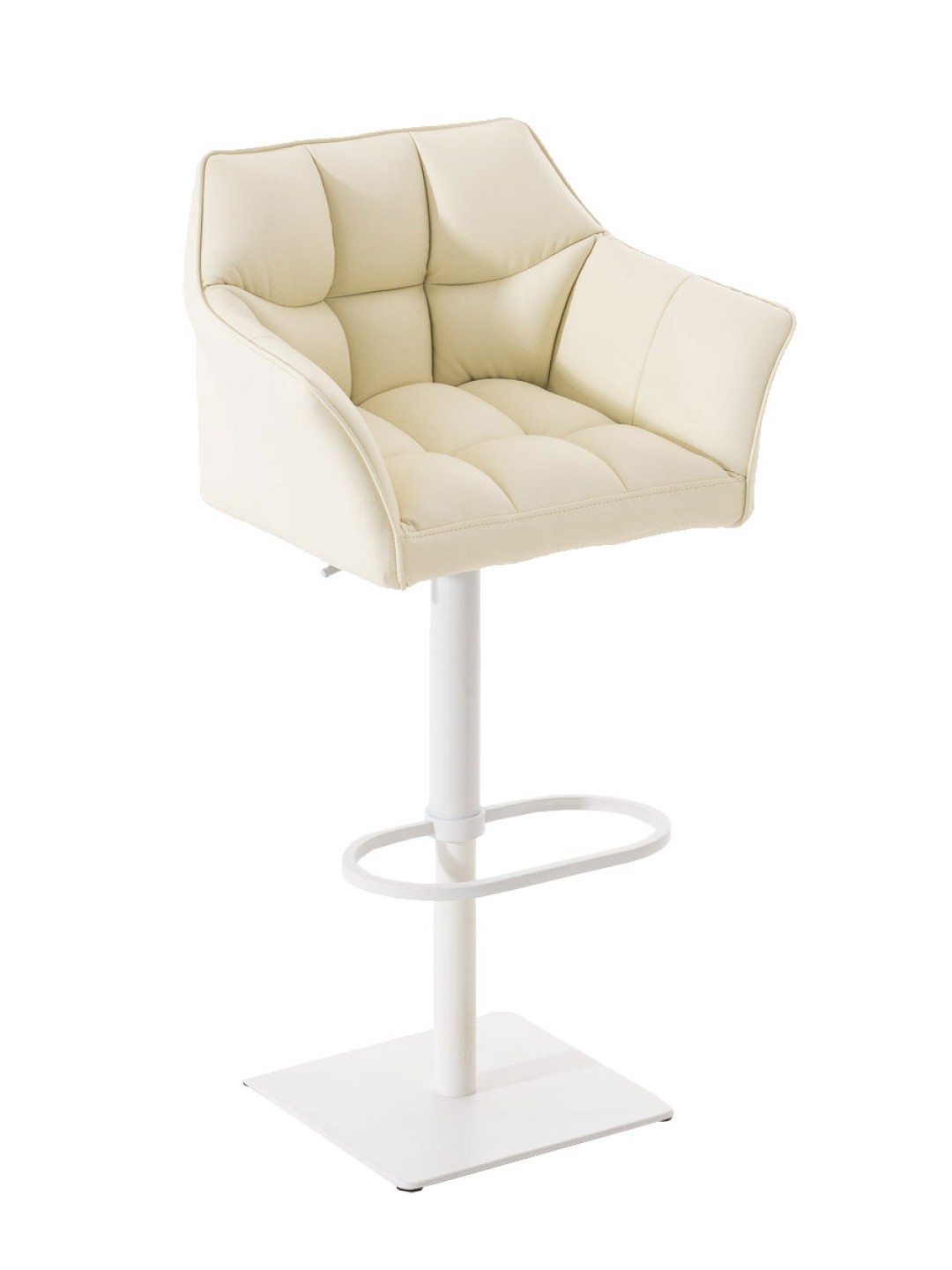 Barkruk Damaso W, crème