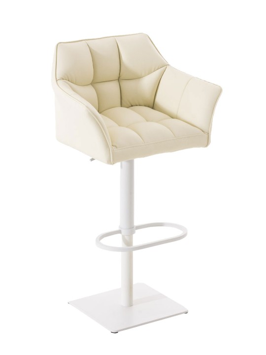 Barkruk Damaso W, crème