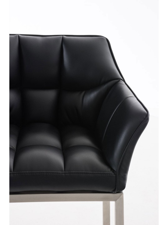 Barkruk Damaso E met 4-poots frame, zwart Barkruk Damaso E met 4-poots frame, zwart