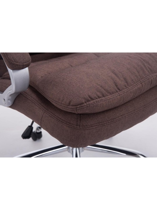 Bureaustoel BIG Vancouver stof, bruin
