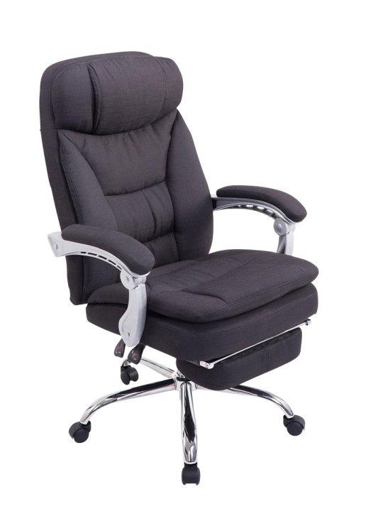 XL bureaustoel Troy stof, zwart XL bureaustoel Troy stof, zwart