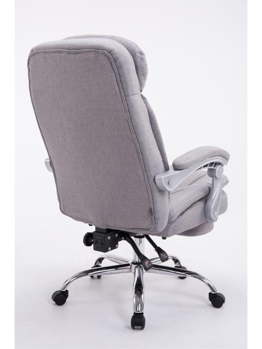 XL bureaustoel Troy stof, grijs XL bureaustoel Troy stof, grijs