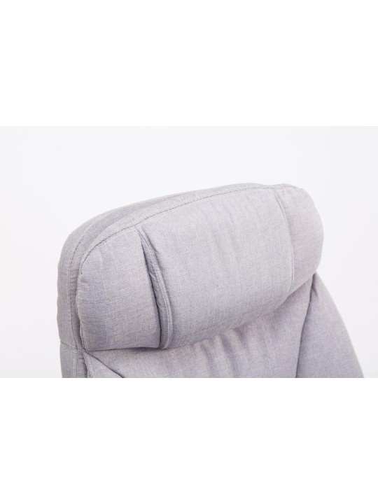 XL bureaustoel Troy stof, grijs XL bureaustoel Troy stof, grijs