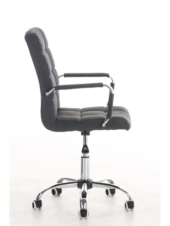 Bureaustoel Deli V2 stof, grijs