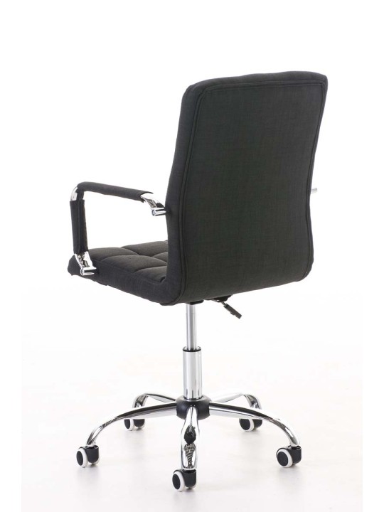 Bureaustoel Deli V2 stof, zwart