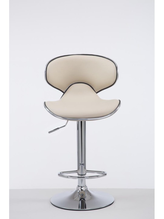 Barkruk Las Vegas V2 chroom, crème Barkruk Las Vegas V2 chroom, crème