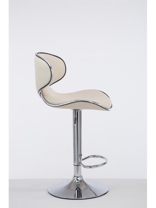 Barkruk Las Vegas V2 chroom, crème Barkruk Las Vegas V2 chroom, crème