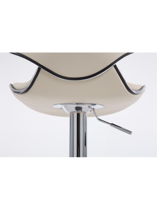 Barkruk Las Vegas V2 chroom, crème Barkruk Las Vegas V2 chroom, crème