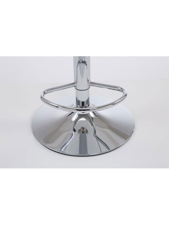 Barkruk Las Vegas V2 chroom, geel