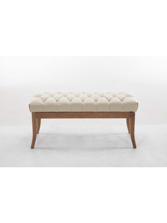 Bank Ramses kunstleer antiek-licht 100, crème Bank Ramses kunstleer antiek-licht 100, crème