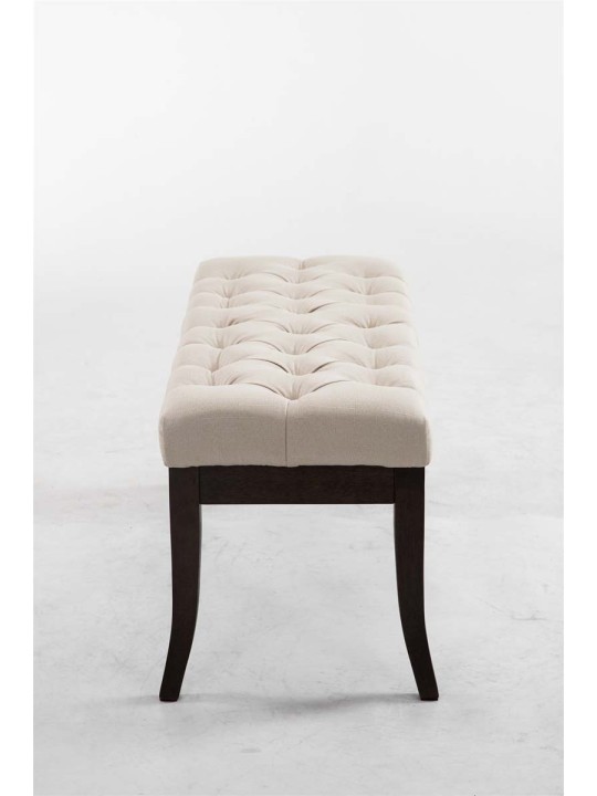 Bank Ramses stof antiek-donker 100, crème