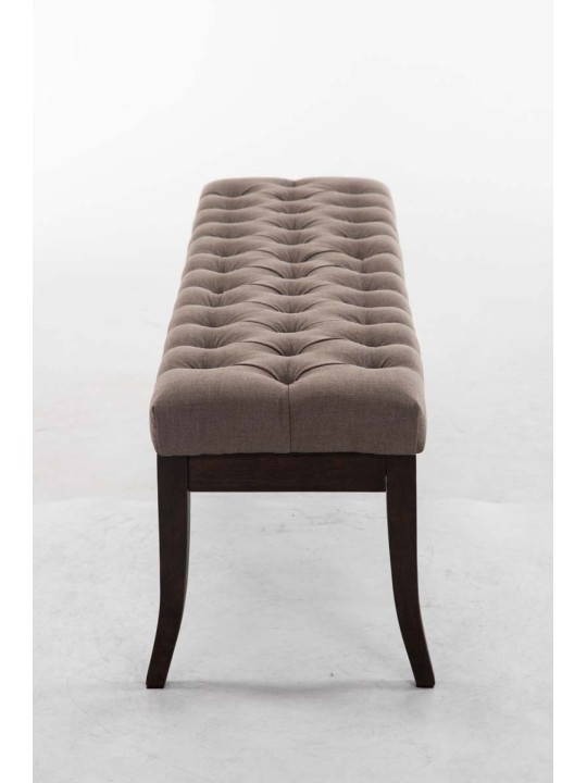 Bank Ramses stof antiek-donker 150, taupe