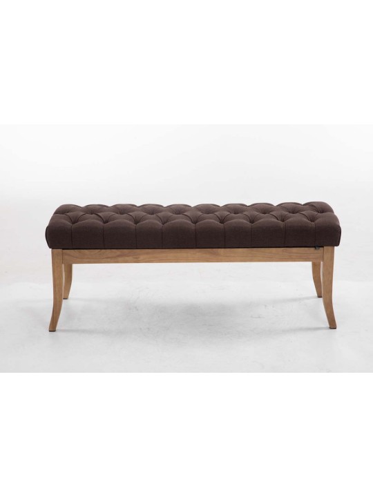 Bank Ramses stof antiek-licht 120, bruin Bank Ramses stof antiek-licht 120, bruin