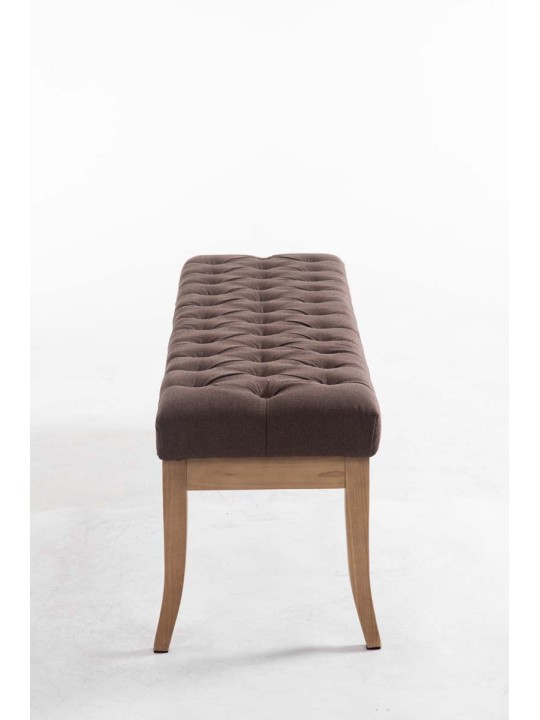 Bank Ramses stof antiek-licht 150, bruin