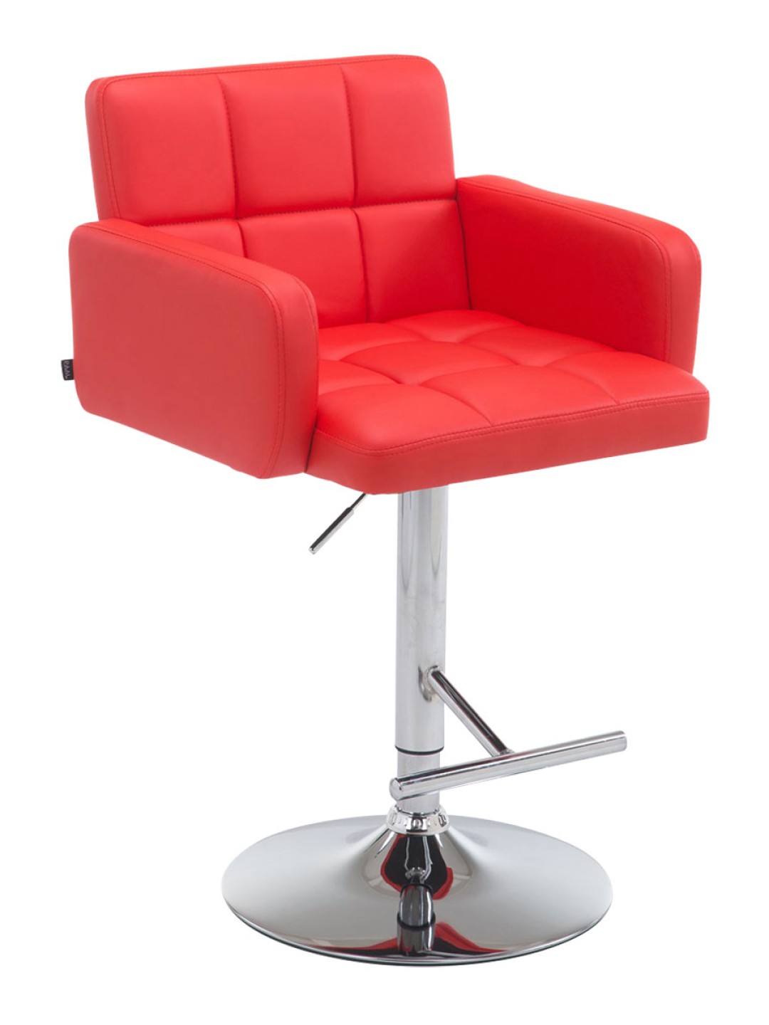 Barkruk Los Angeles kunstleer C, rood