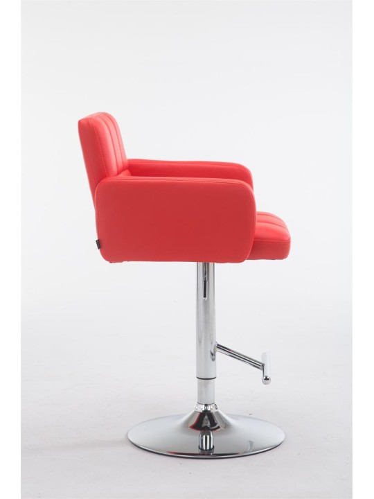 Barkruk Los Angeles kunstleer C, rood