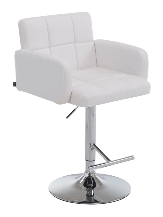 Barkruk Los Angeles kunstleer C, wit