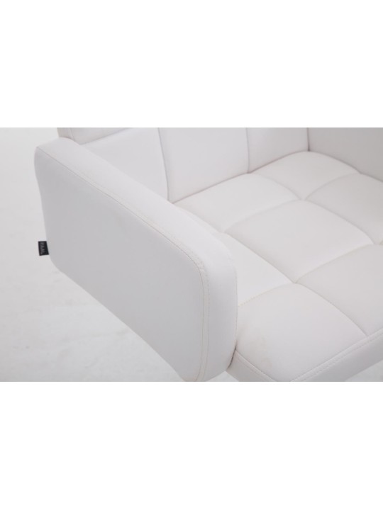 Barkruk Los Angeles kunstleer C, wit