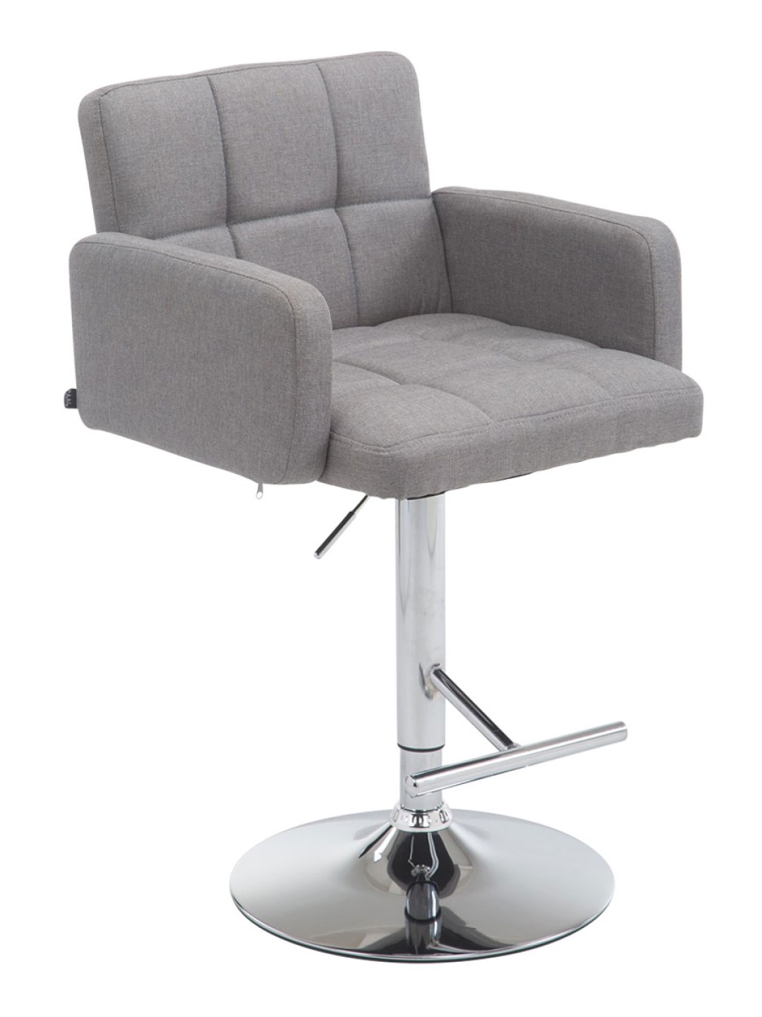 Barkruk Los Angeles stof C, grijs