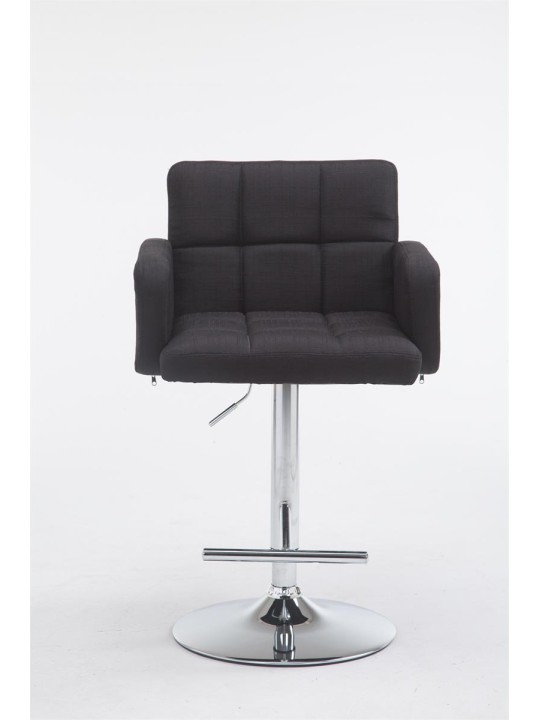 Barkruk Los Angeles stof C, zwart