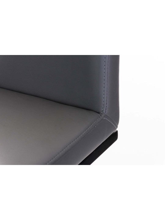 Barkruk Panama B kunstleer, grijs