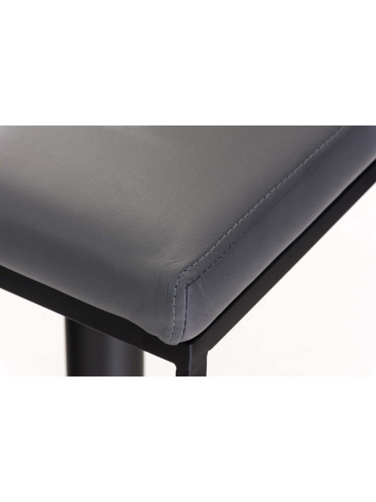 Barkruk Panama B kunstleer, grijs