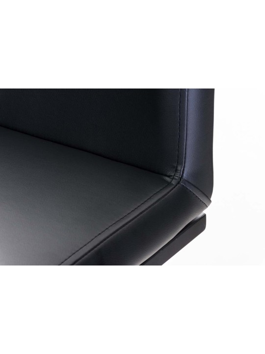 Barkruk Panama B kunstleer, zwart