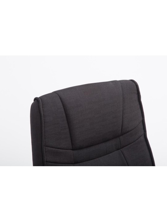 Bezoekersstoel Attila stof, zwart Bezoekersstoel Attila stof, zwart