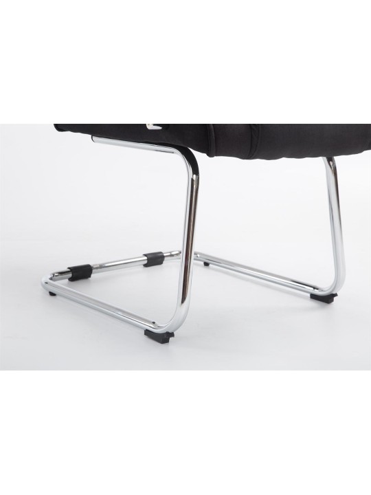 Bezoekersstoel Attila stof, zwart Bezoekersstoel Attila stof, zwart