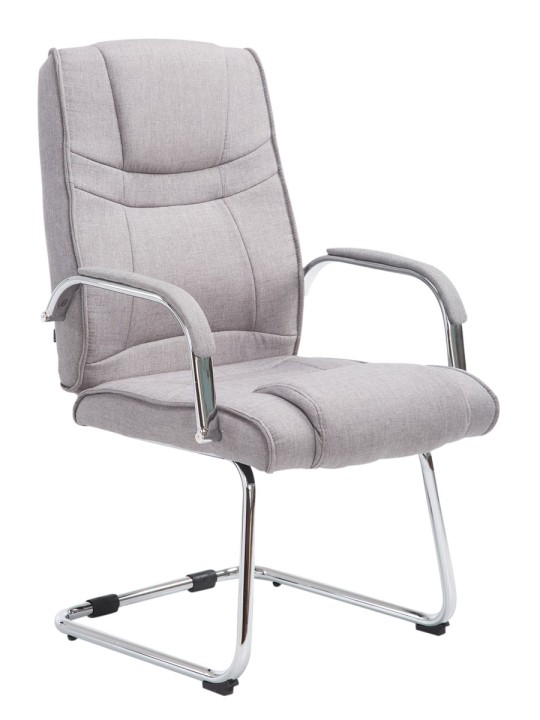 Bezoekersstoel Attila stof, grijs Bezoekersstoel Attila stof, grijs