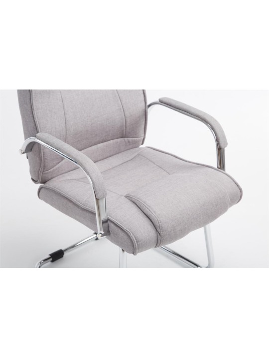 Bezoekersstoel Attila stof, grijs Bezoekersstoel Attila stof, grijs