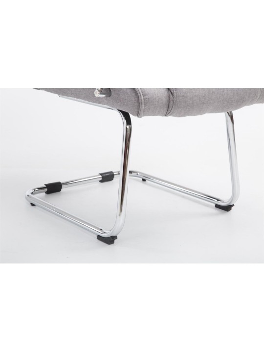 Bezoekersstoel Attila stof, grijs Bezoekersstoel Attila stof, grijs