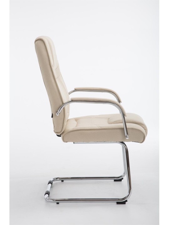 Bezoekersstoel Attila stof, crème Bezoekersstoel Attila stof, crème
