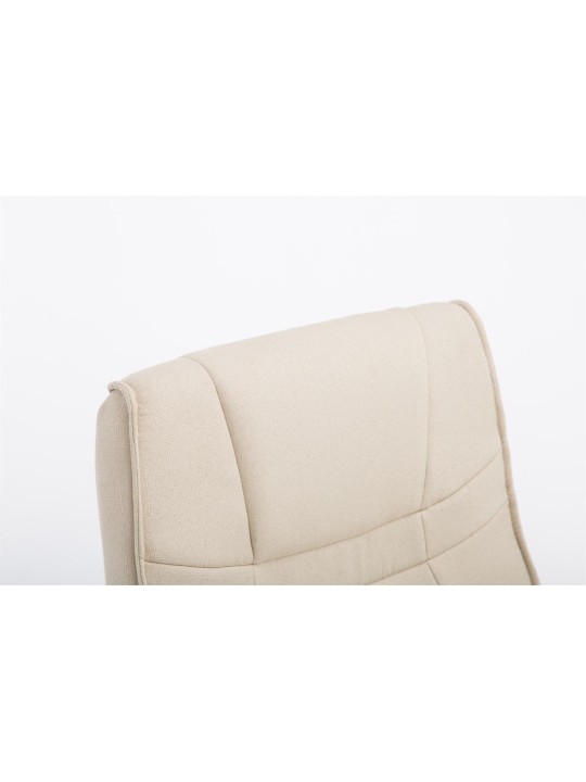 Bezoekersstoel Attila stof, crème Bezoekersstoel Attila stof, crème