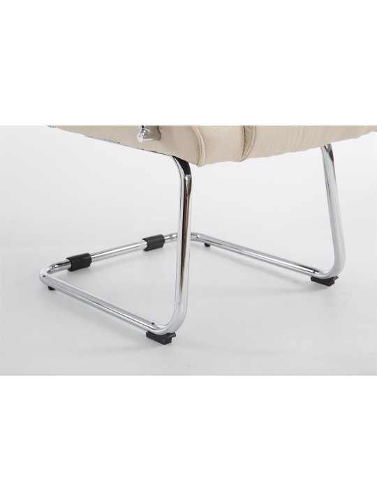 Bezoekersstoel Attila stof, crème Bezoekersstoel Attila stof, crème
