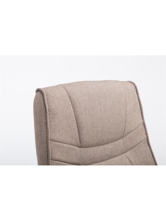 Bezoekersstoel Attila stof, taupe Bezoekersstoel Attila stof, taupe