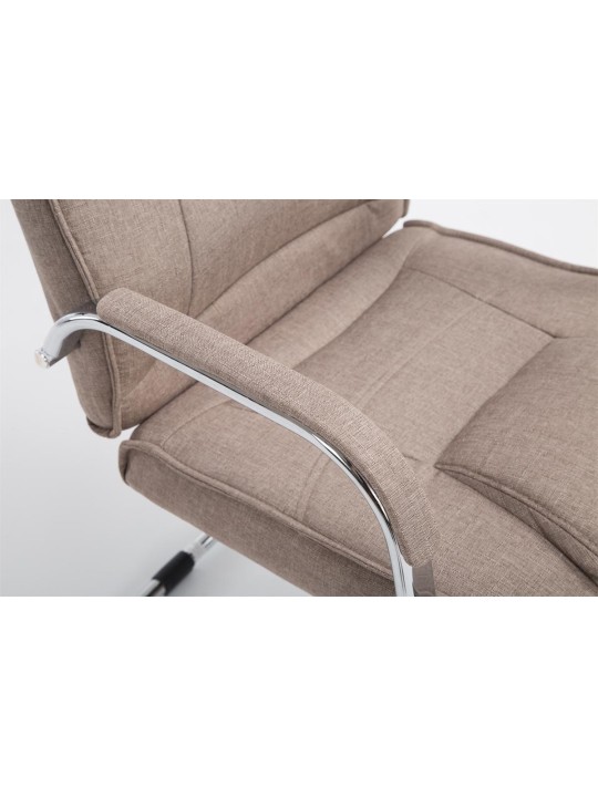 Bezoekersstoel Attila stof, taupe Bezoekersstoel Attila stof, taupe