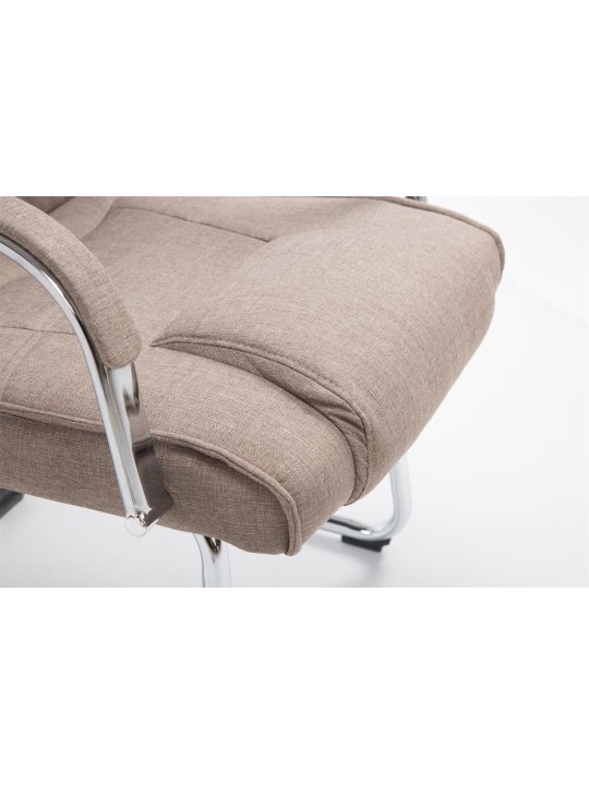 Bezoekersstoel Attila stof, taupe Bezoekersstoel Attila stof, taupe