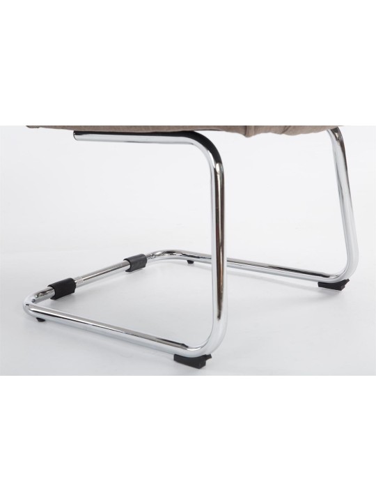 Bezoekersstoel Attila stof, taupe Bezoekersstoel Attila stof, taupe