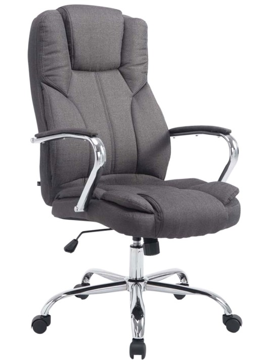 Bureaustoel BIG Xanthos stof V2, donkergrijs