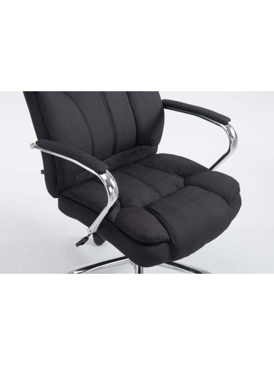 Bureaustoel BIG Xanthos stof V2, zwart