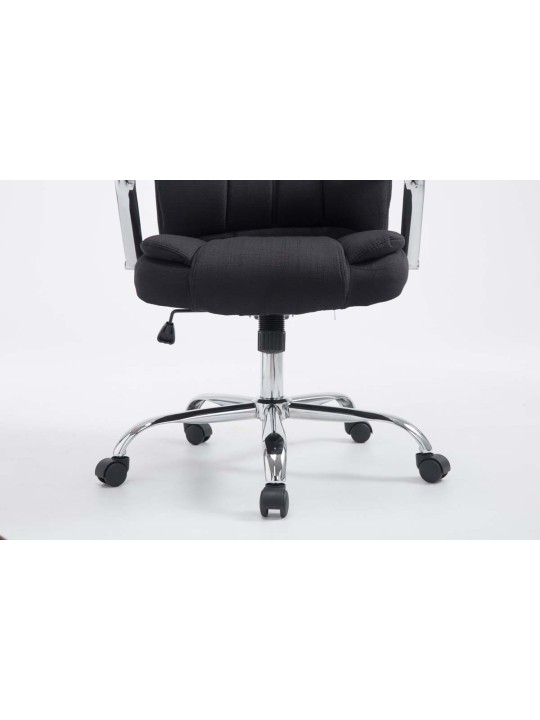 Bureaustoel BIG Xanthos stof V2, zwart