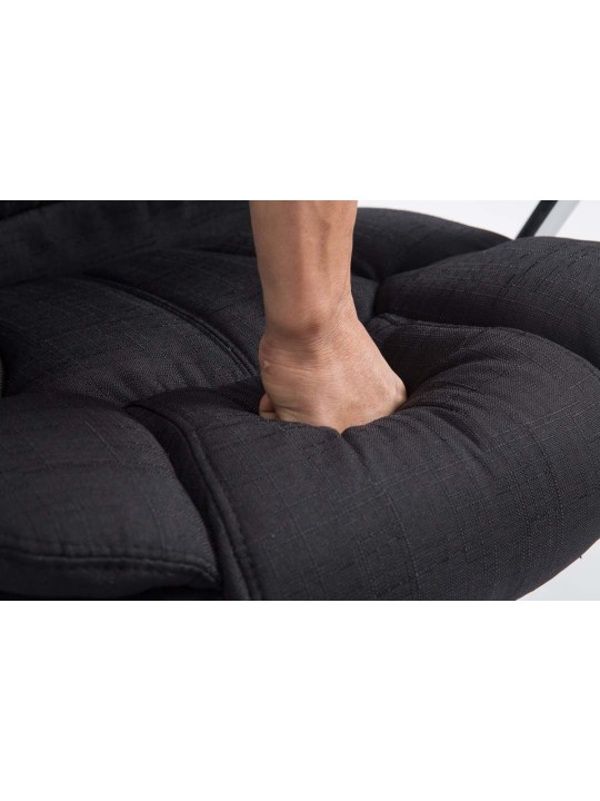 Bureaustoel BIG Xanthos stof V2, zwart