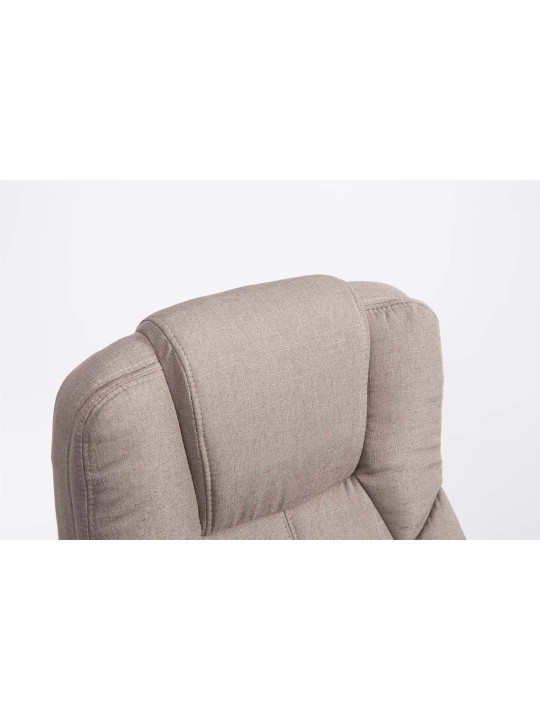 Bureaustoel BIG Xanthos stof V2, taupe
