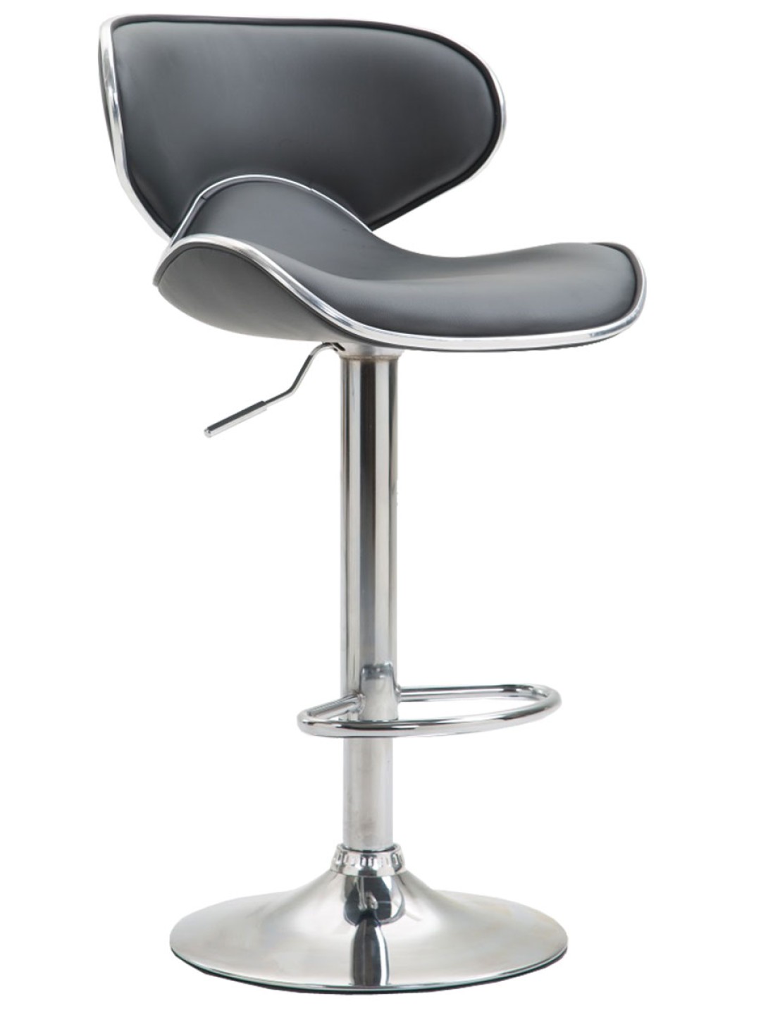 Barkruk Las Vegas V2 chroom, grijs